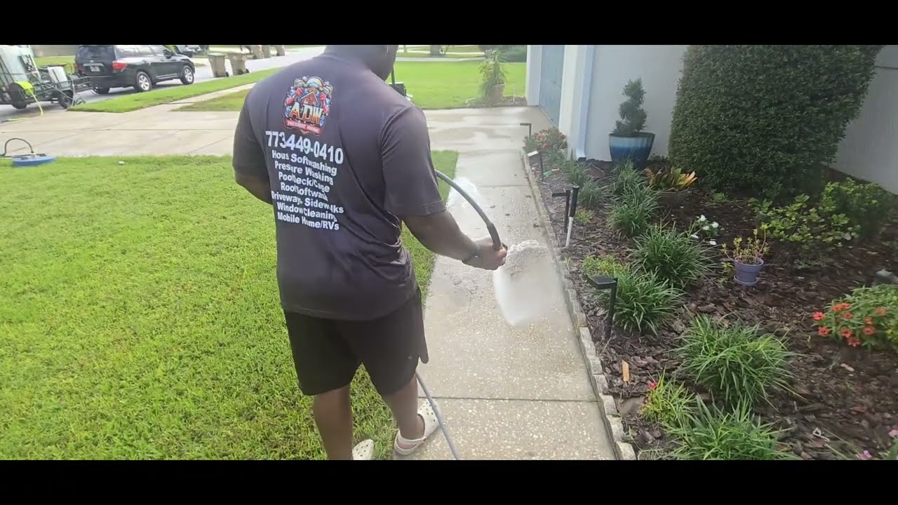 ASMR Pressure washing and Softwashing 