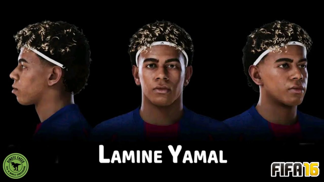 LAMINE YAMAL NEW HAIRSTYLE FIFA 16 MOBILE MOD FC26