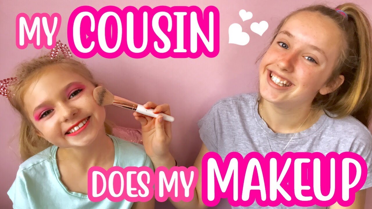my COUSIN does MY MAKEUP ⭐️
