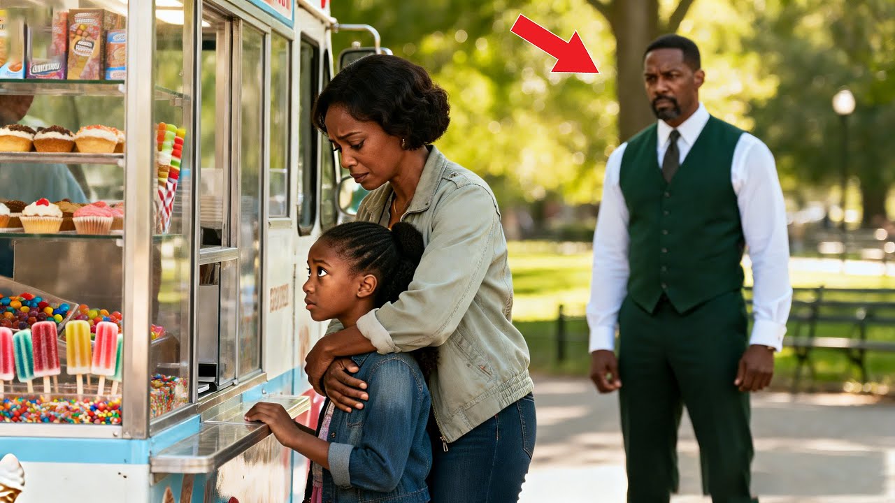 A POOR MOM TAKES HER DAUGHTER FOR ICE CREAM WITH COINS, THEN A YOUNG BILLIONAIRE STUNS THEM BOTH