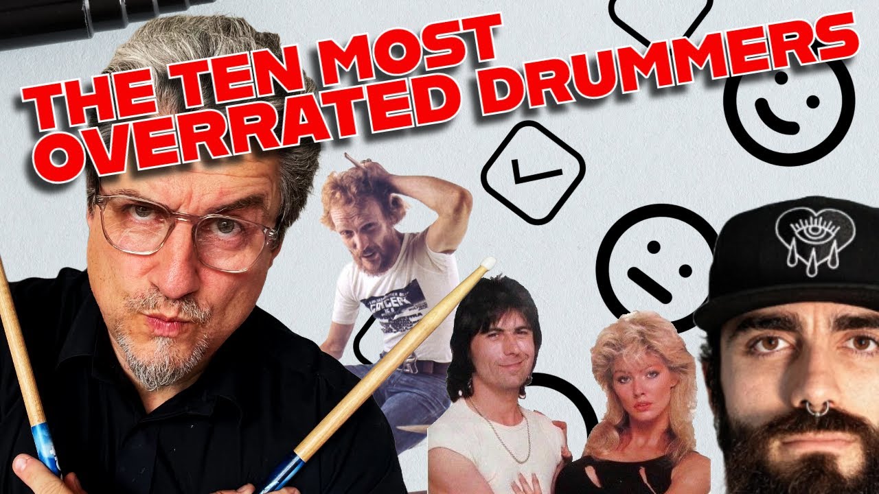 THE TEN MOST OVERRATED DRUMMERS RANKED | Serious this time