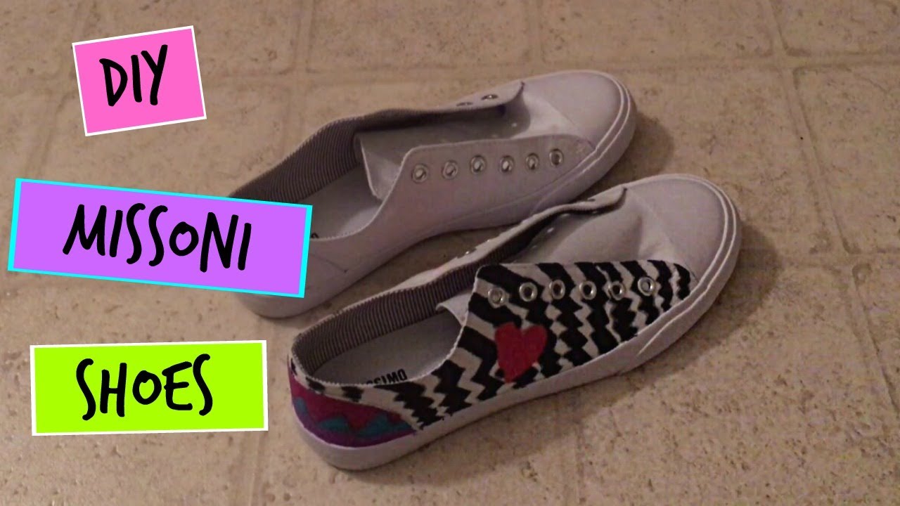 DIY Missoni Shoes ~ Tutorial