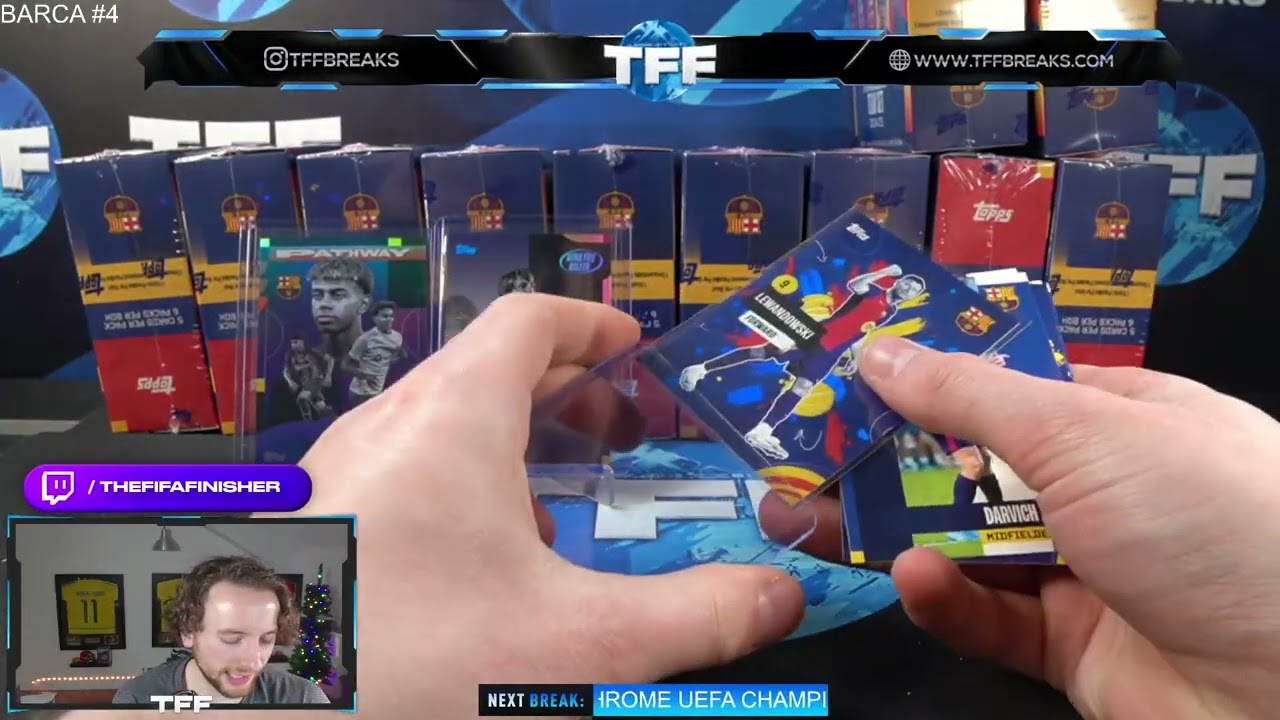 TOPPS FC BARCELONA TEAM SET 24/25 20 BOX PYT/PYP CASE BREAK #4