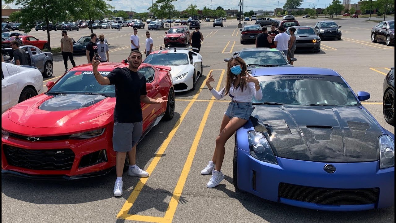FAMOUS Youtubers & Tiktokers CRASH Car Meet! *Feat. NateNation*
