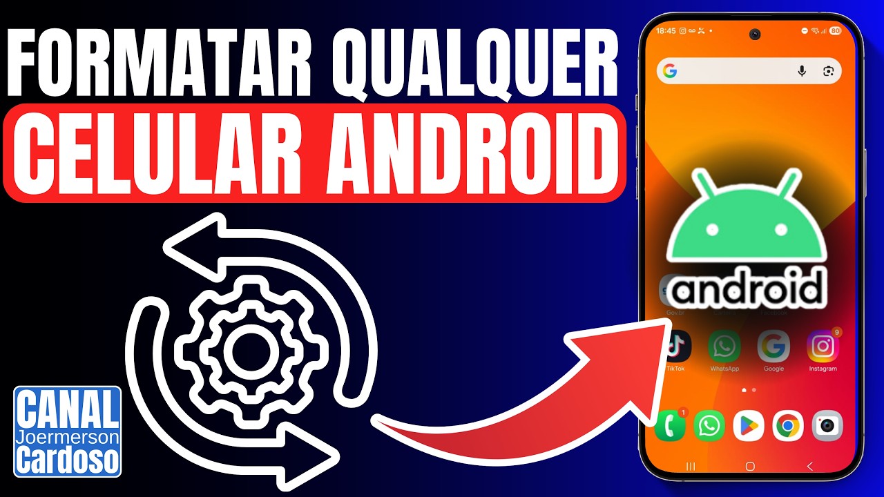Como Formatar Qualquer Celular Android para Padrão de Fábrica - Rápido e Fácil!