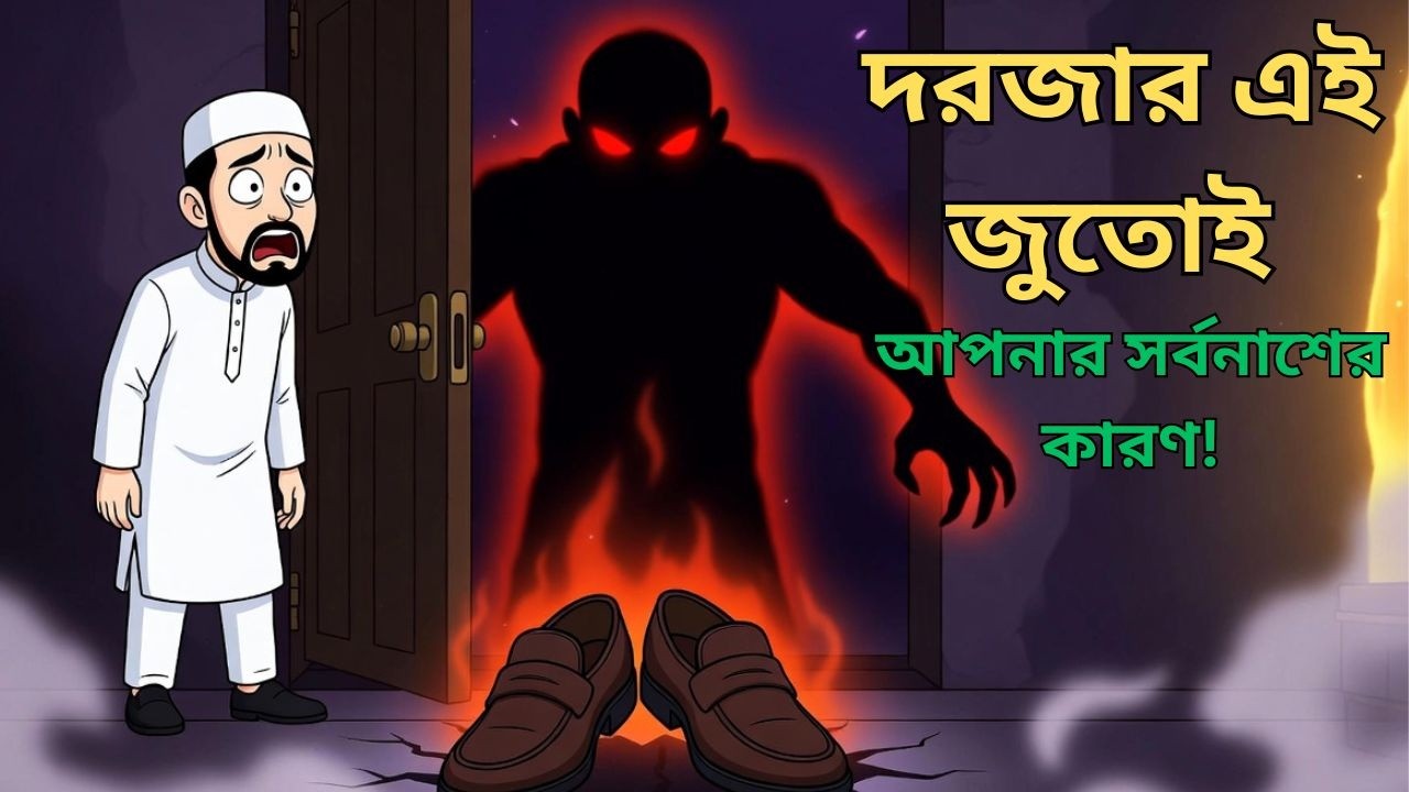 দরজার সামনে জুতা, রাখছেন না তো? ভয়ংকর হাদিস শুনুন | NajaterkathaE1