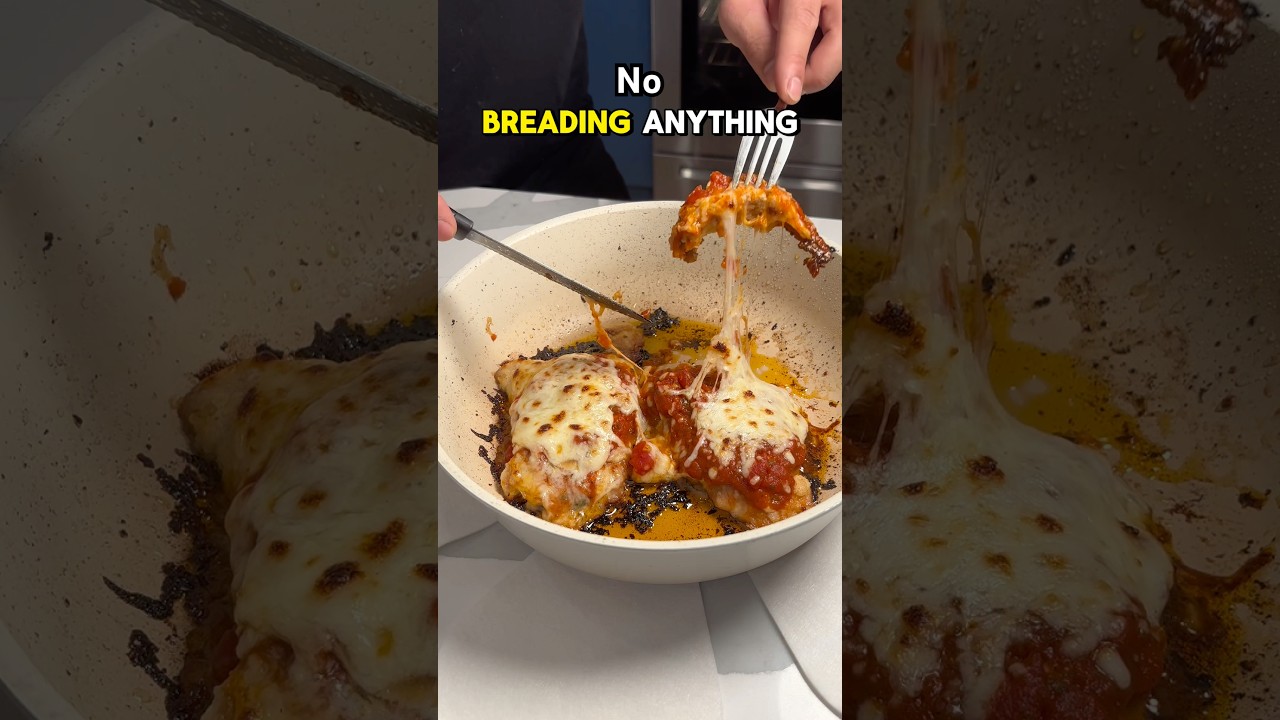 Lazy Chicken Parm (No Breading, I Used Pliers to save time)