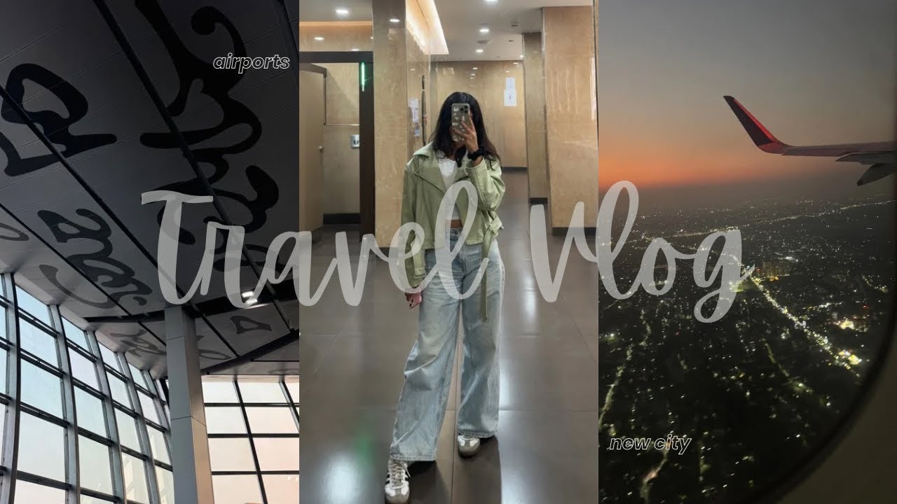 travel vlog ✈️ going to pune, exploring airports, best-friends trip and more