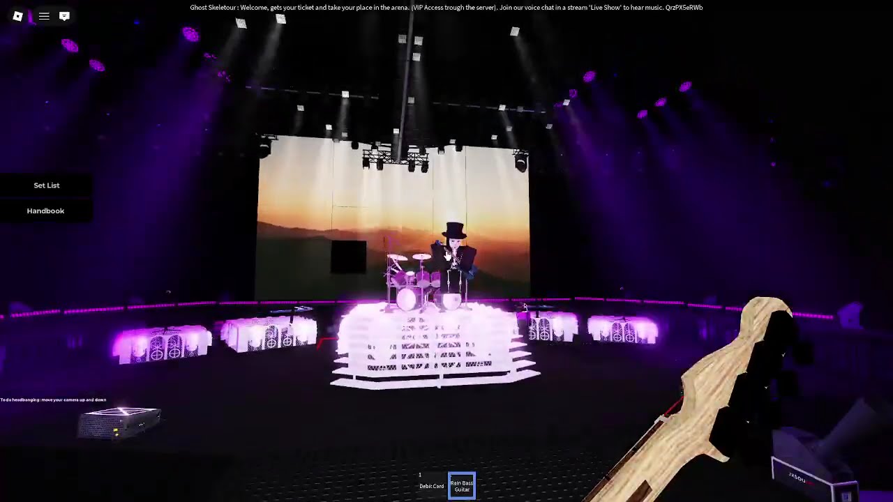 Ghost Skeletour on Roblox | Dance Macabre & Square Hammer live