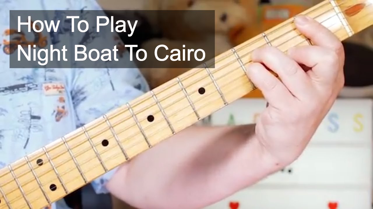 Урок игры на гитаре Madness «Night Boat To Cairo»