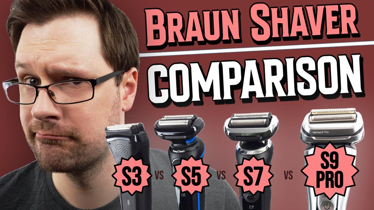Braun Electric Shaver Comparison ► S3 vs S5 vs S7 vs S9 Pro ✅ Reviews 