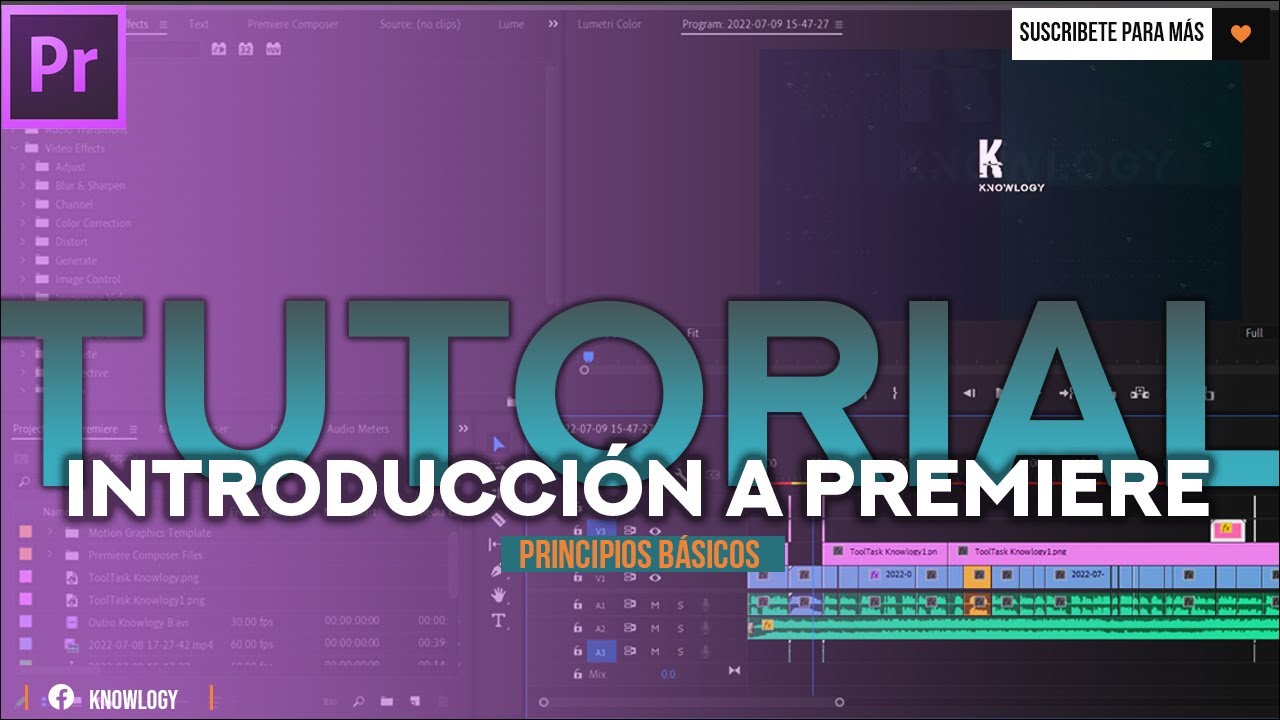 Tutorial de Adobe Premiere Pro CC - Introducción | Video 1