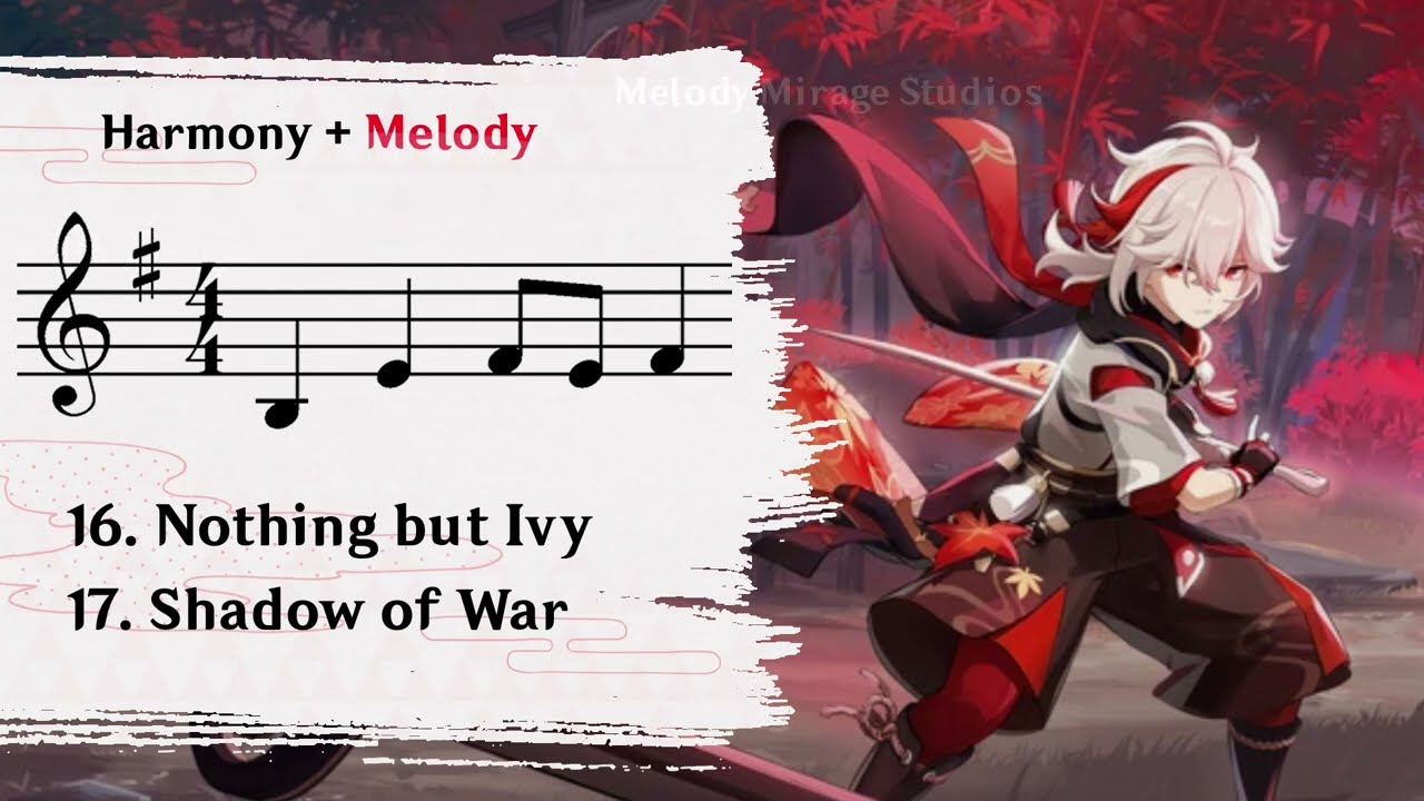 Desolation of Kannazuka | Inazuma’s Harmony | Genshin Music Analysis Series CD-2 #16 & 17