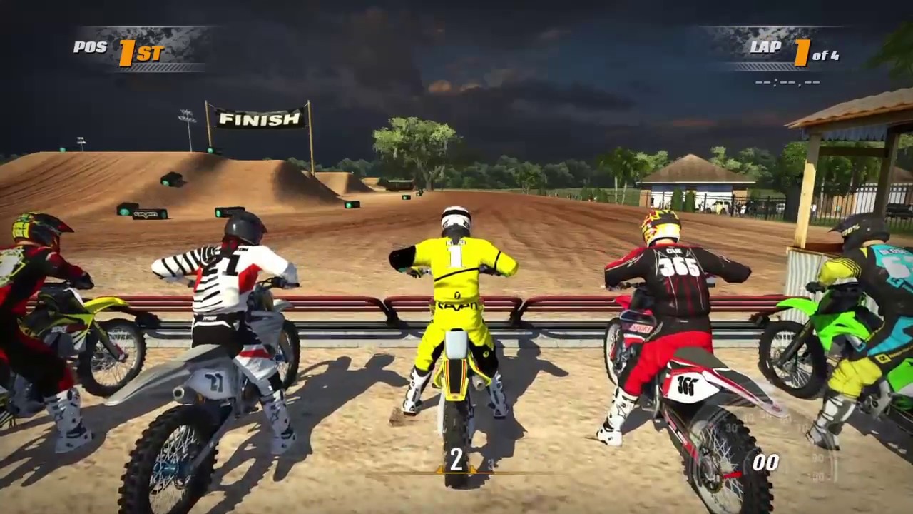 Mx vs Atv Encore Supercross Js7 pro loop Fast Lines! (James stewart compound)