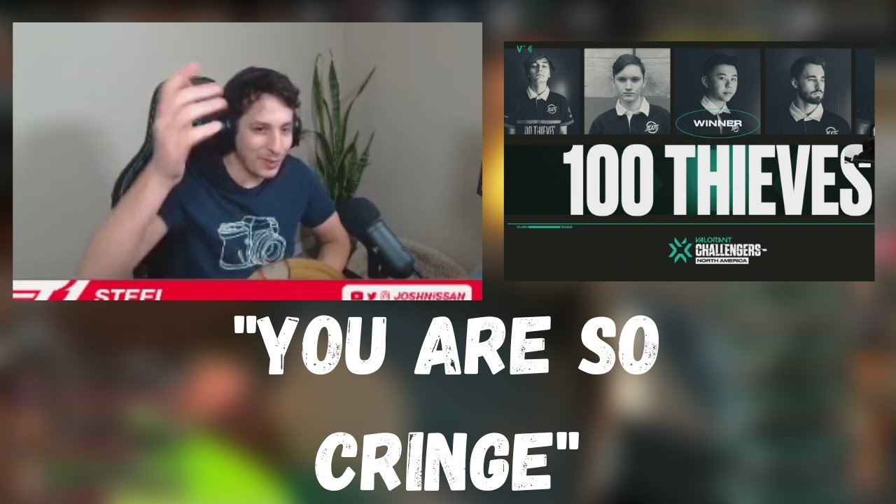 EX 100T IGL Steel Reacts To 100T Victory Vs NRG In VCT