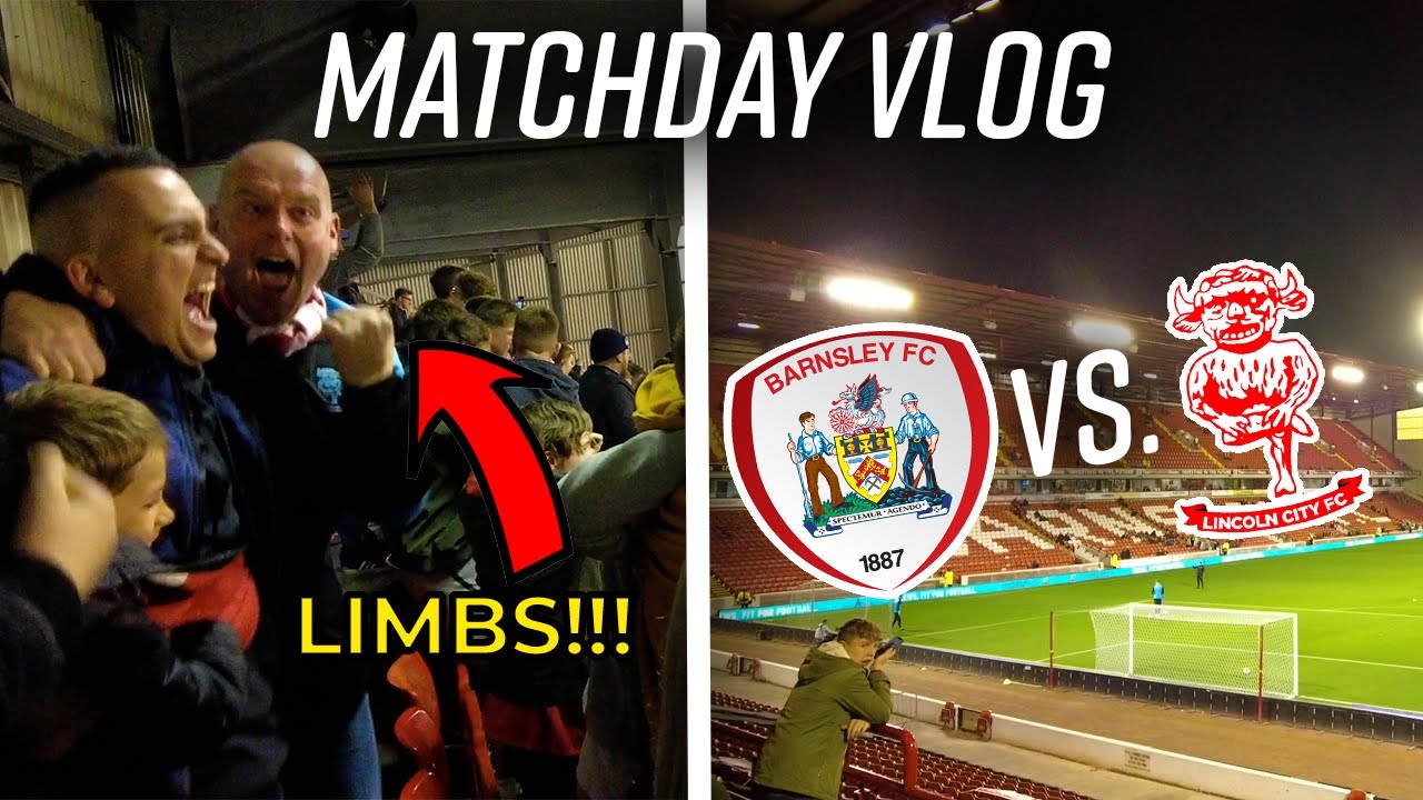 LIMBS AS LINCOLN BEAT BARNSLEY!!! Barnsley vs. Lincoln City | Matchday Vlog
