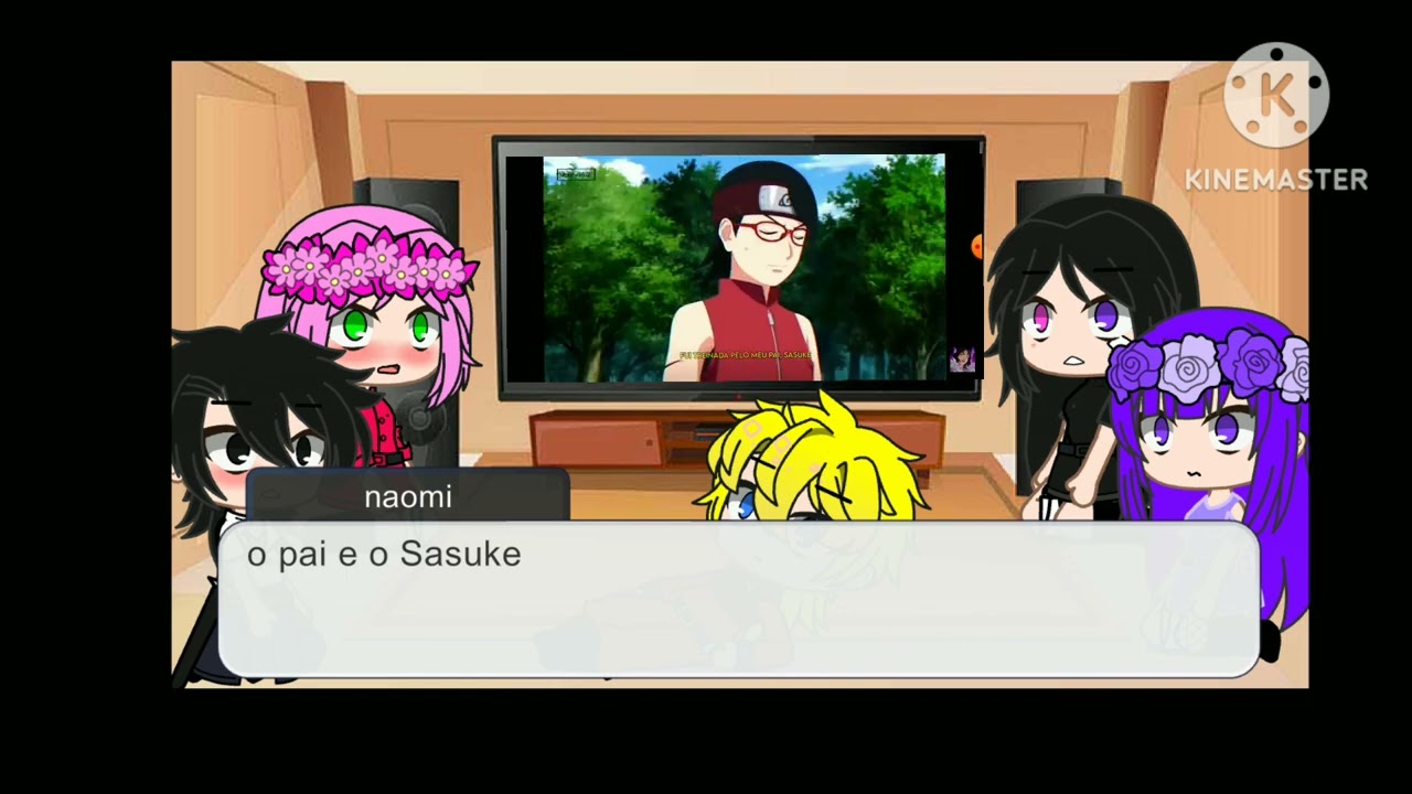 Naruto react rap da da Sakura e da sarada, m&atilde;e e filha❤️❤️❤️❤️