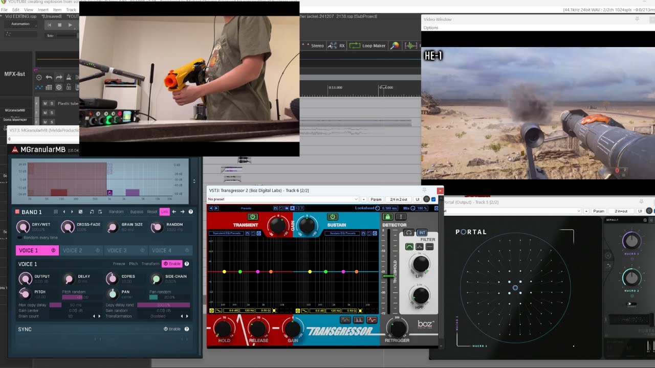 Creating Modern Explosions from Random Household Objects - Sound Design Tutorial & Breakdown