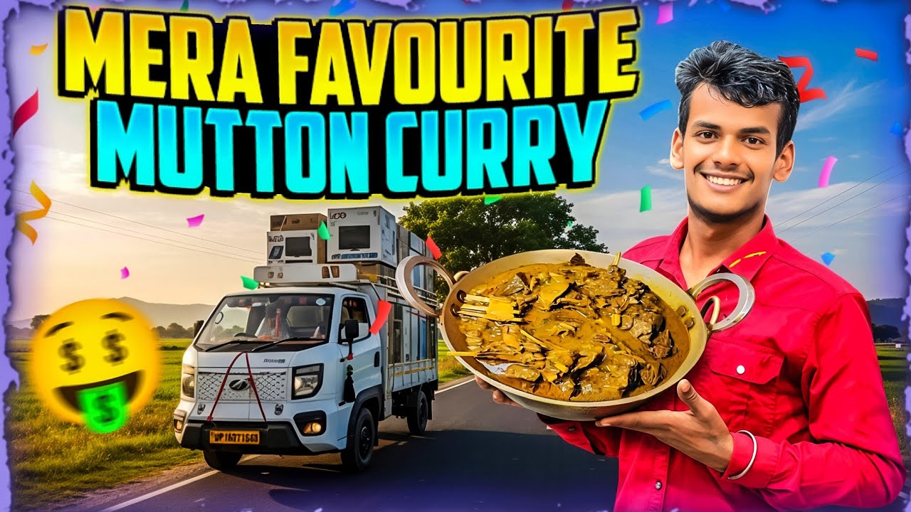 Aaj Banega Mera Favourite Mutton Curry Testidar Truck Driver Style 🤤 | Ghaziabad Trip Ho Gaya 🥰