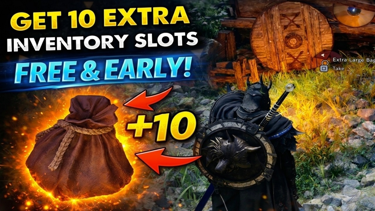 Get 10 Extra Inventory Slots FREE (Early Game) - Crimson Desert