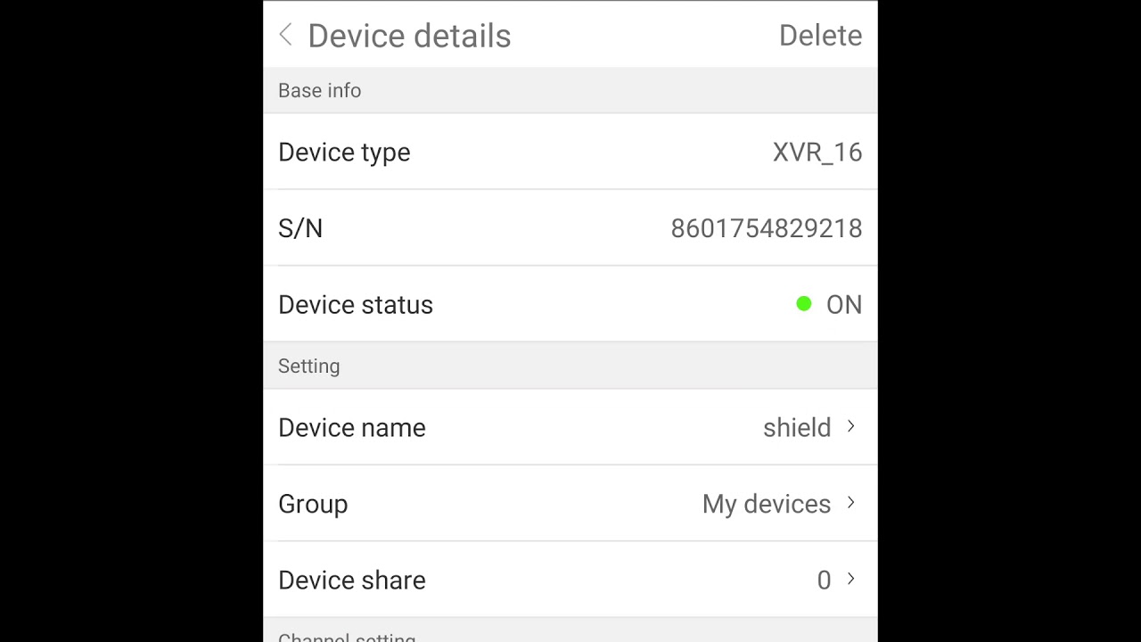 iVMS320 App - How to View and Change Device Settings