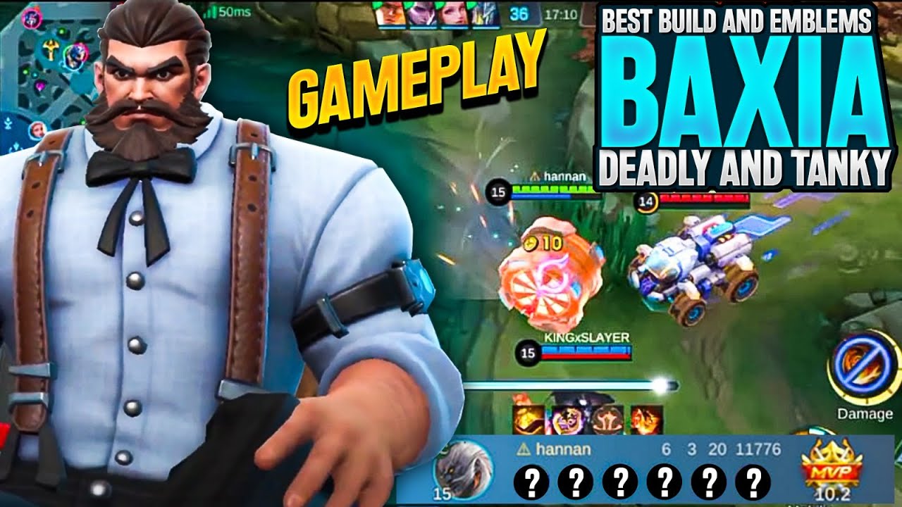 Baxia Best Build 2024 | Bexia Gameplay 2024 | Baxia Best Emblems 2024 | Baxia MVP  Tank Gameplay