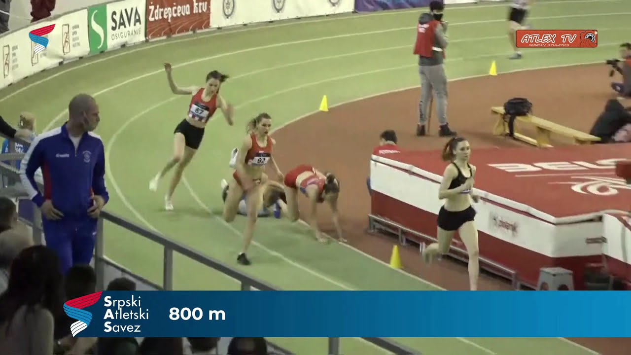 800m devojke  |  Dvoransko prvenstvo Srbije 2021