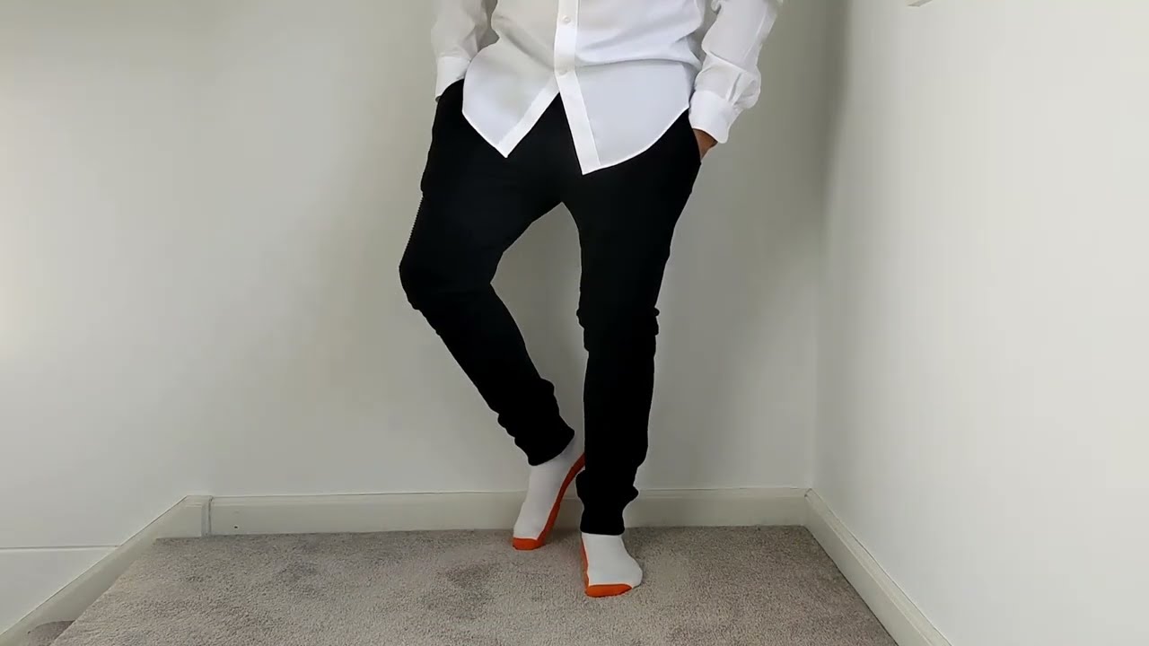 Balmain Logo-Print Track Pants - Up Close and Fitting Guide