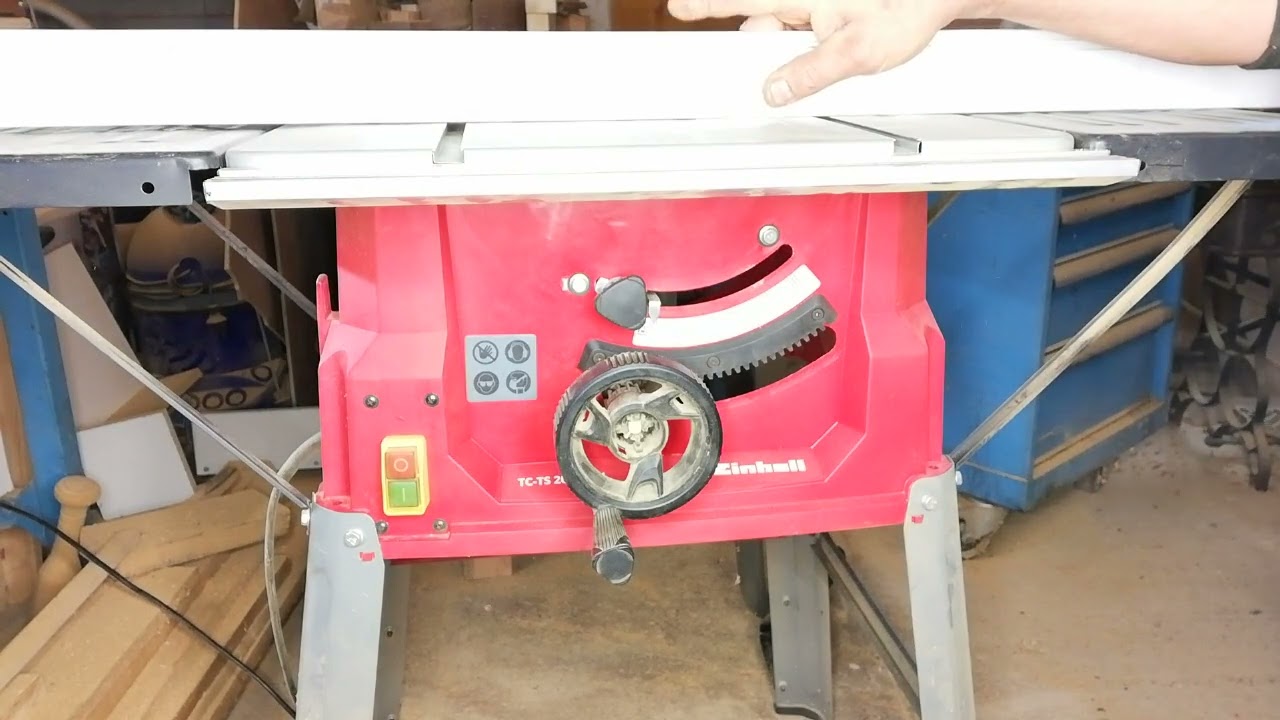 retour d'utilisation scie sous table Einhell TC TS 2025 1U