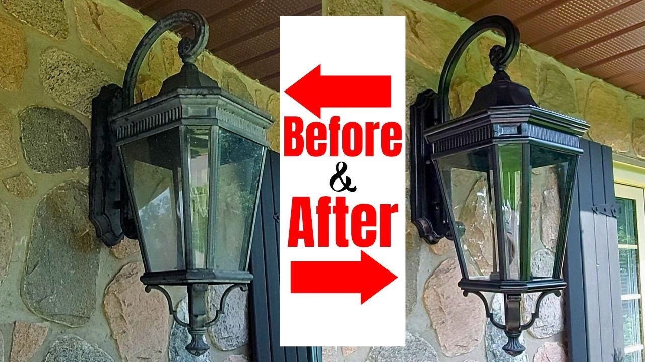 Restore Faded Outdoor Light Fixtures | Transform Your Home's Curb Appeal!