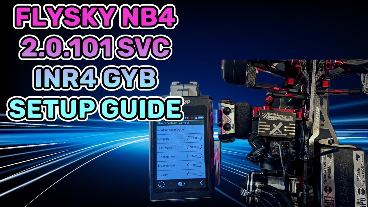 Flysky NB4 2.0.101 SVC INR4 GYB setup guide.