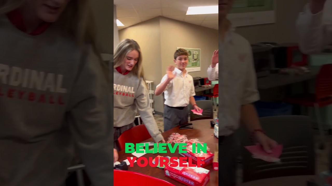 Peer Helpers, Christmas Candy Grams & Motivation for Exam Week - St. Michael Catholic High School