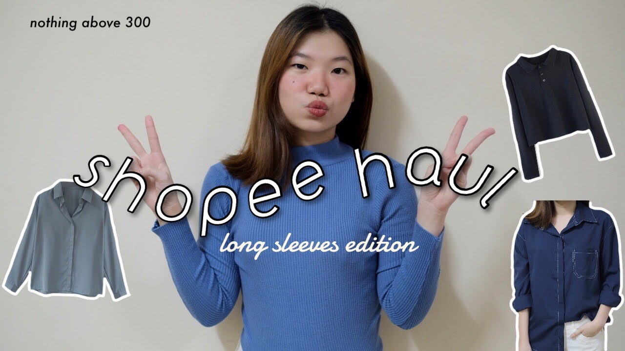 LAST SHOPEE HAUL OF 2020 (long sleeves and etc!)