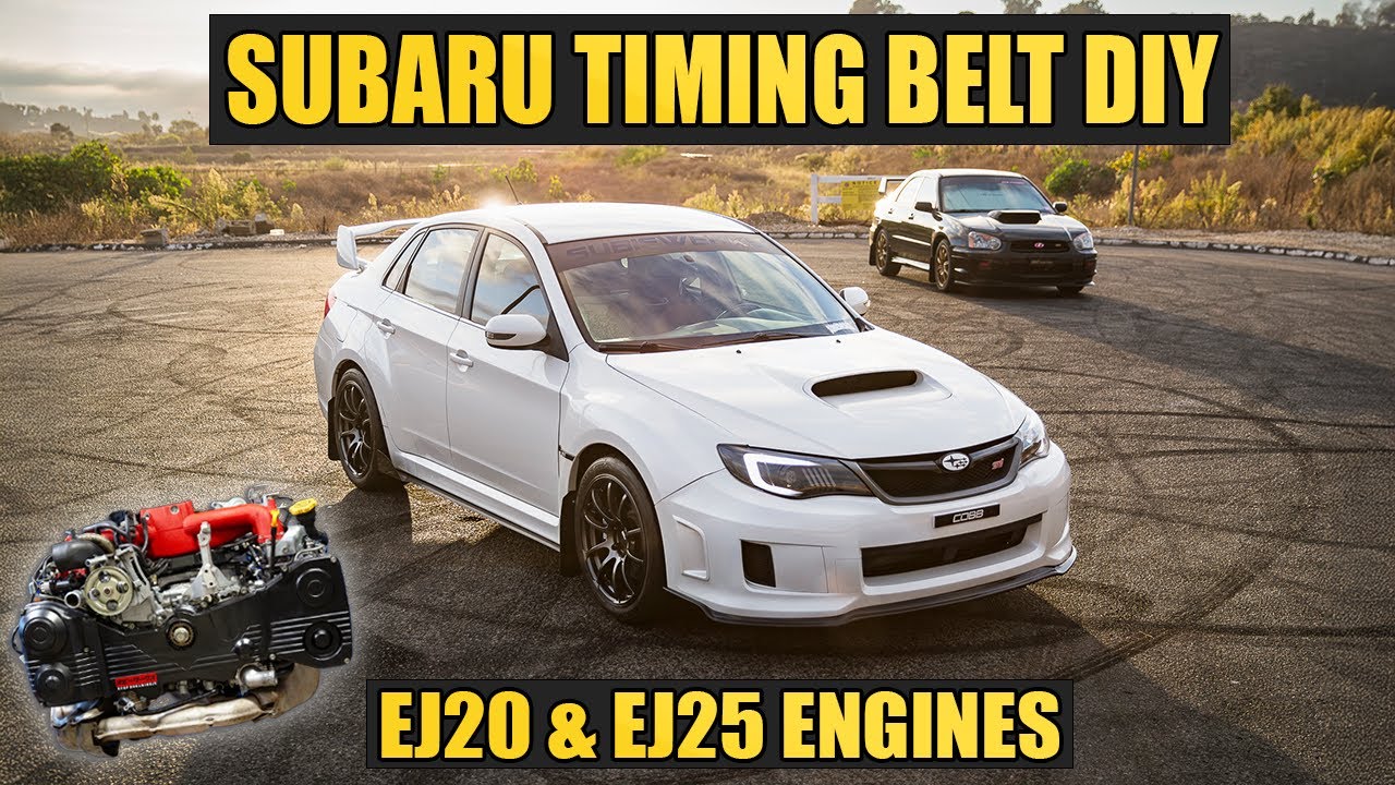 Как заменить ремень ГРМ Subaru DOHC или SOHC &mdash; руководство своими руками (двигатель EJ)