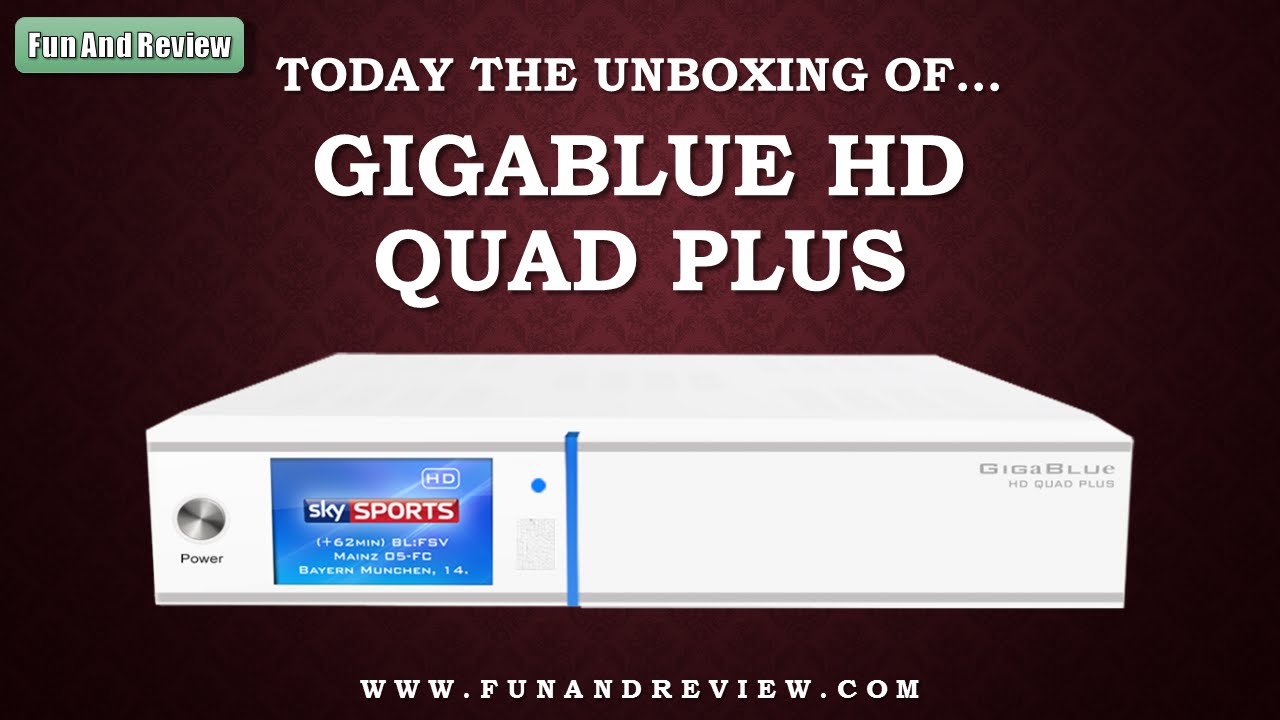Unboxing GigaBlue HD Quad Plus (English)