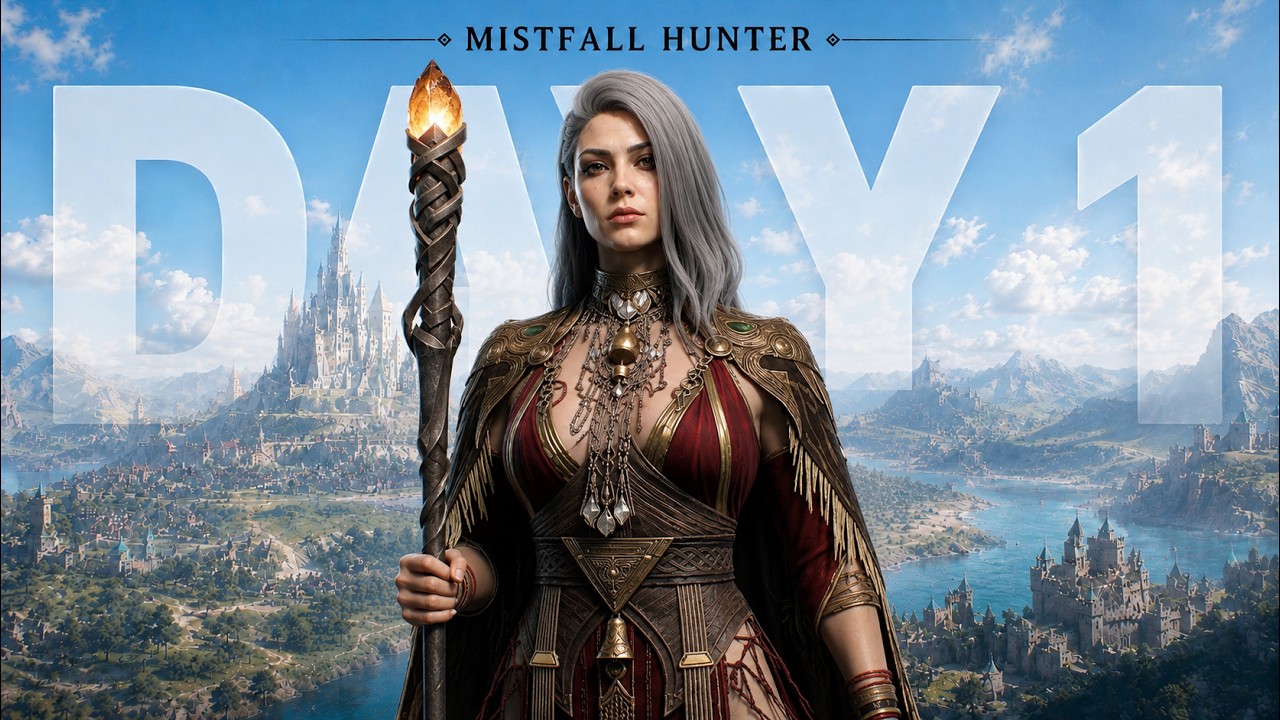 Mistfall Hunter Is FINALLY Here... | Day 1 LIVE