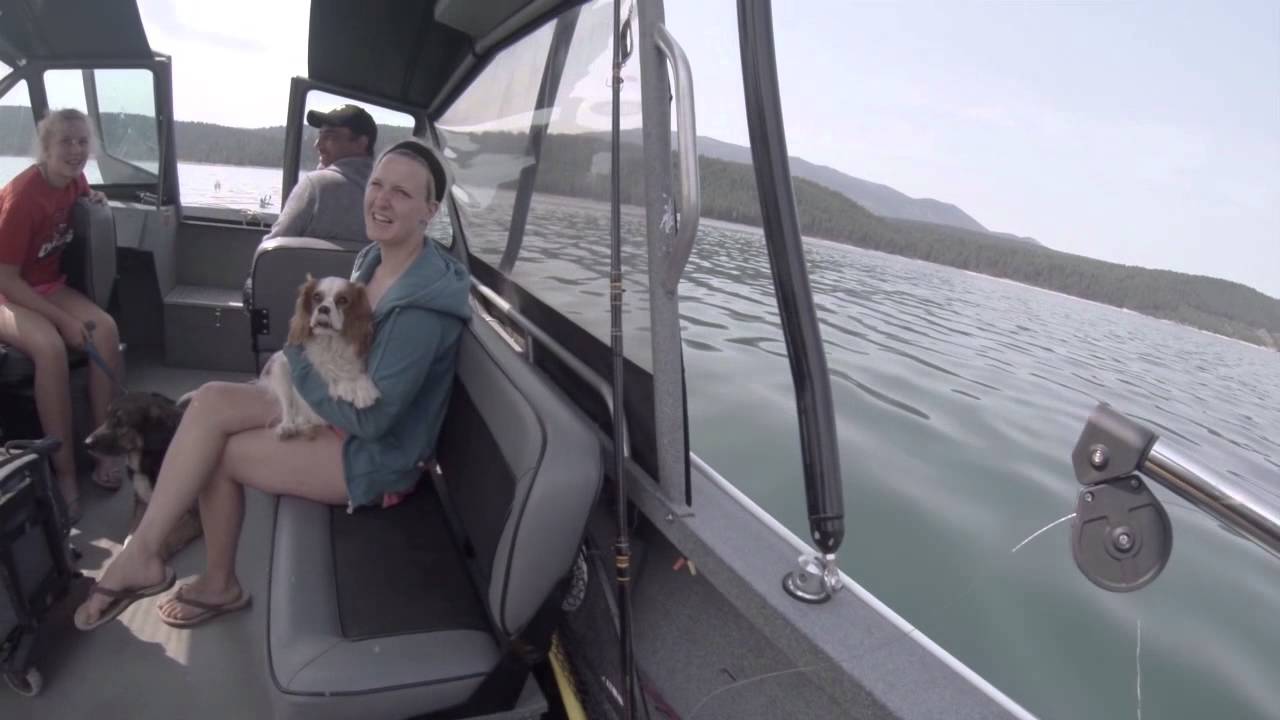 Boating Koocanusa Lake