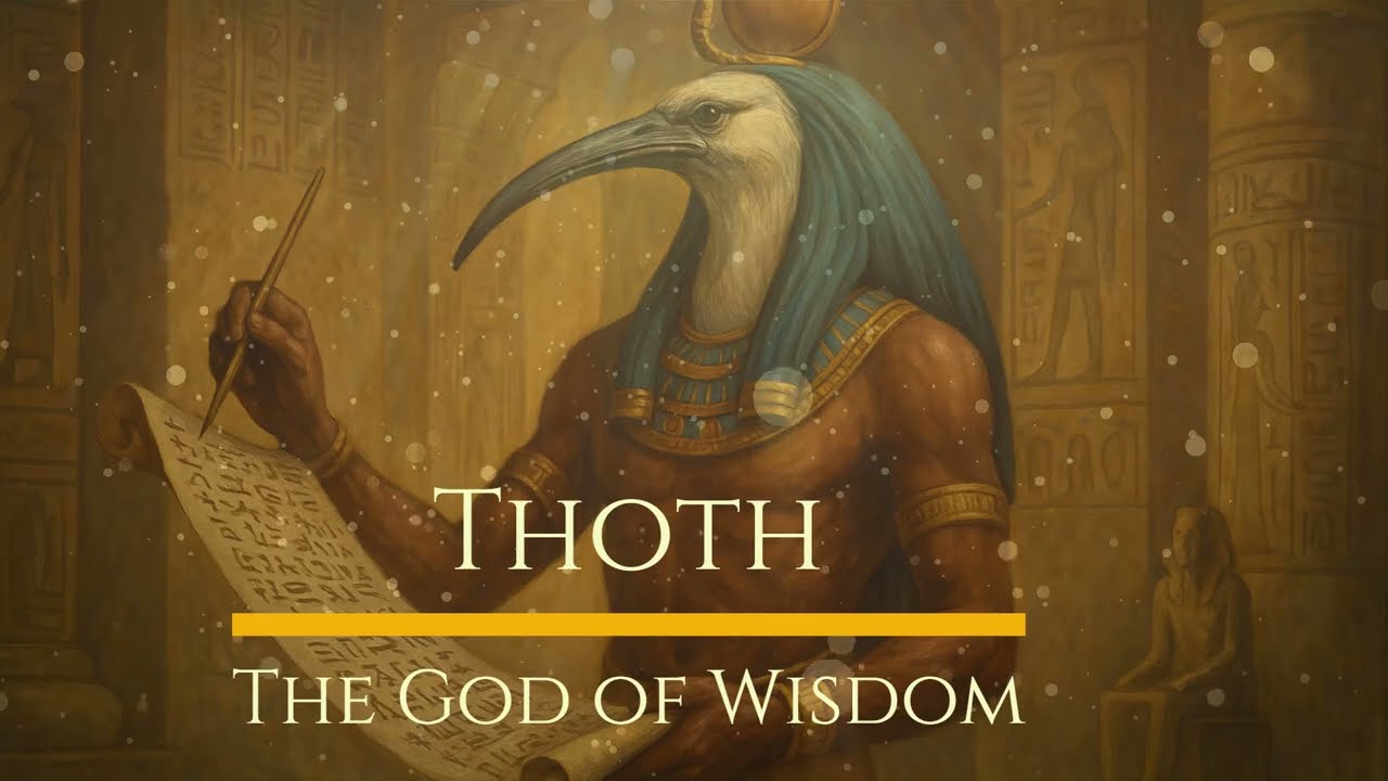 Solar Plexus Awakening || 444Hz Sacred Frequency Thoth God of Wisdom