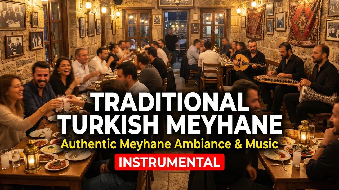 Lively Turkish Tavern Music | 12 Hours Meyhane Raki & Meze Songs Background Music