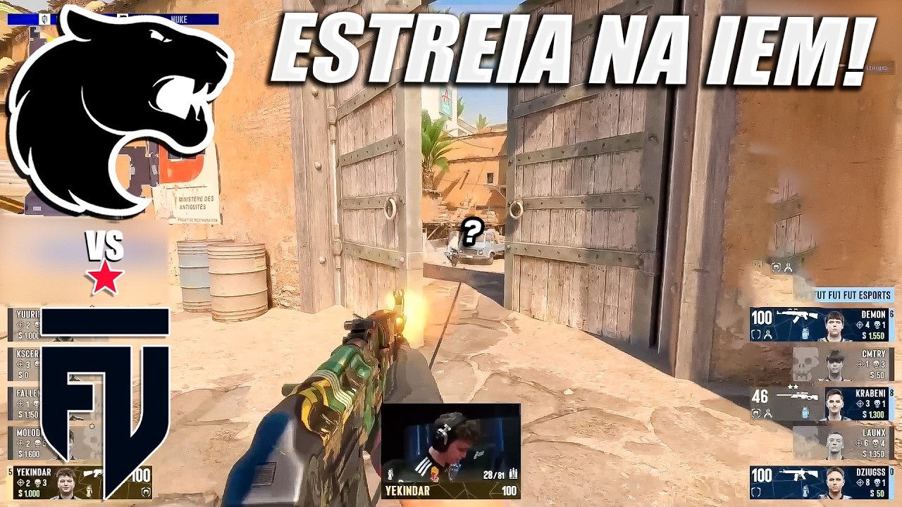 ESTREIA DA FURIA NA IEM! FURIA vs FUT - MELHORES MOMENTOS | IEM Krákon 2026 Stage 2 - CS 2