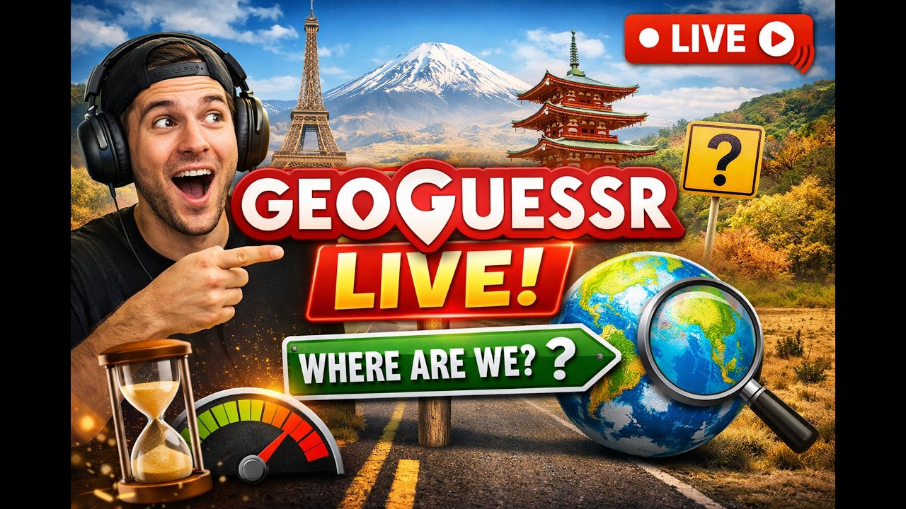 GeoGuessr Live Stream || Guess With Me Live