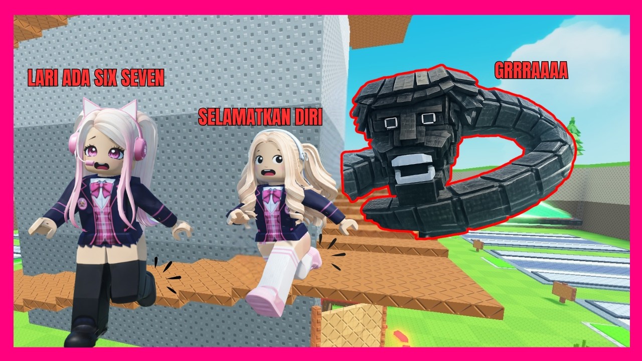 PANIK! AKU DAN BILA GAMING BERUSAHA SELAMAT DARI KEJARAN SIX SEVEN DI CLIMB WORM TOWER FOR BRAINROT