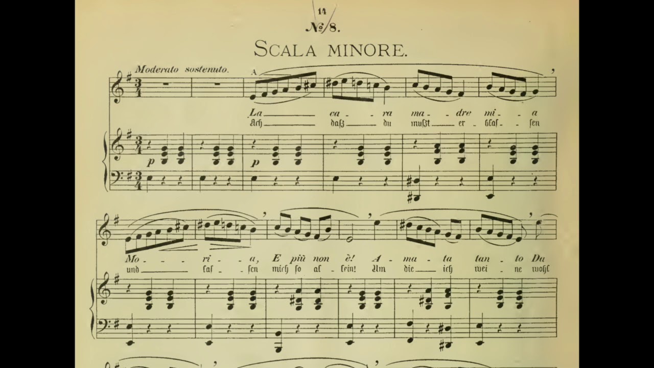 Salvatore Marchesi ~ 20 Vocalises ~ Opus 15, No 8 ~ Scala Minore
