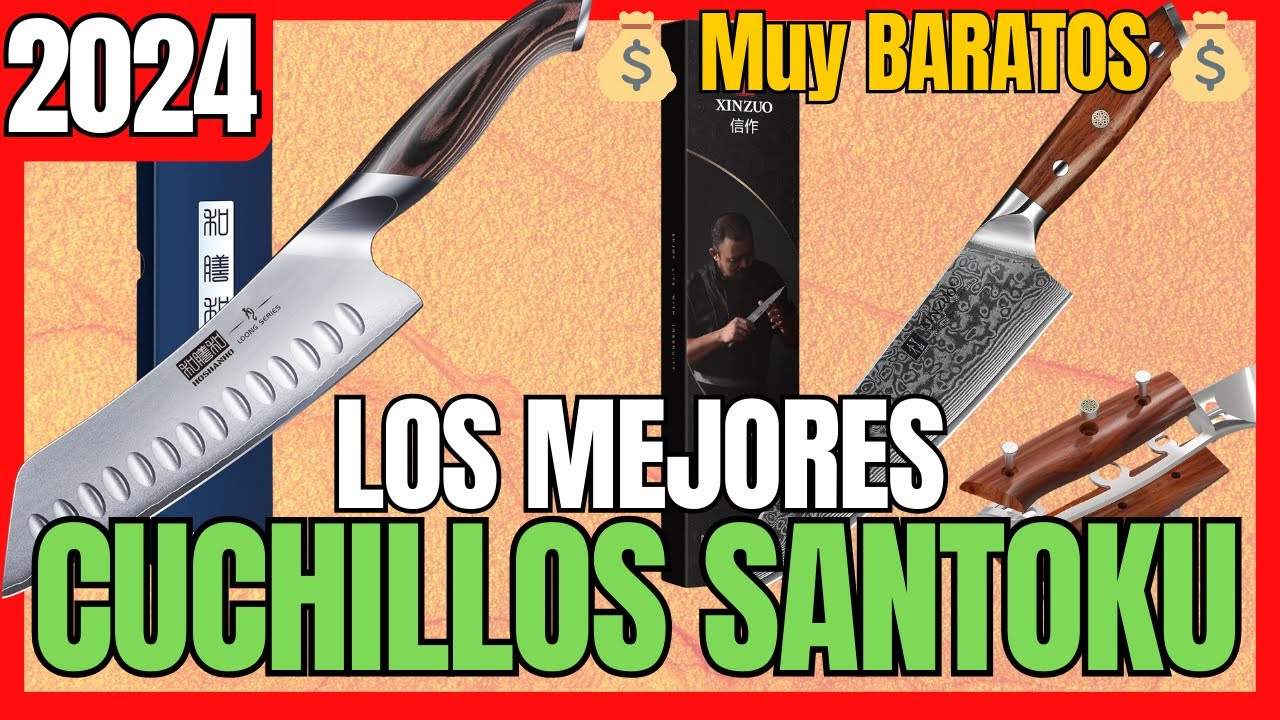 🔪 Los 7 mejores CUCHILLOS SANTOKU BARATOS de Amazon 🔪 || 2024 || Mejor CALIDAD y PRECIO