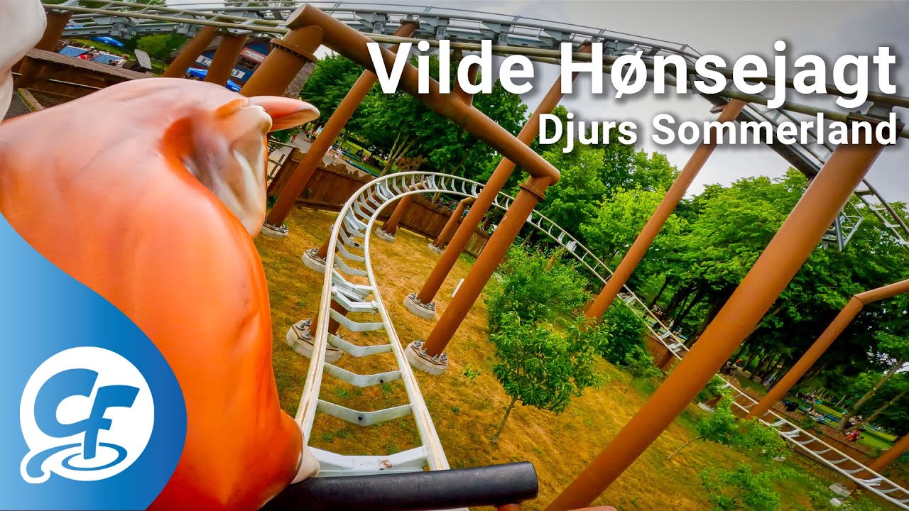 Vilde Hønsejagt front seat on-ride 5K POV @60fps Djurs Sommerland Honsejagt