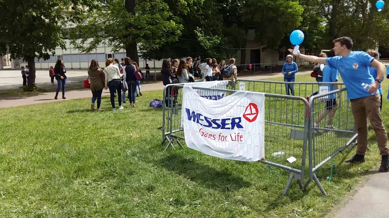 Lâcher de Ballon Grand Lebrun Bordeaux  11 mai 2016 Messers France Mucoviscidose