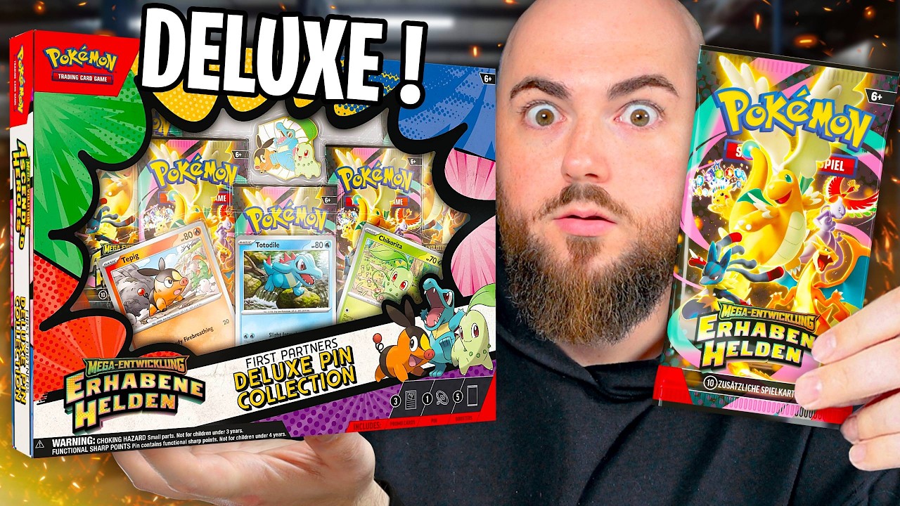 Ich öffne die NEUE DELUXE Pokémon Pin Kolektion!