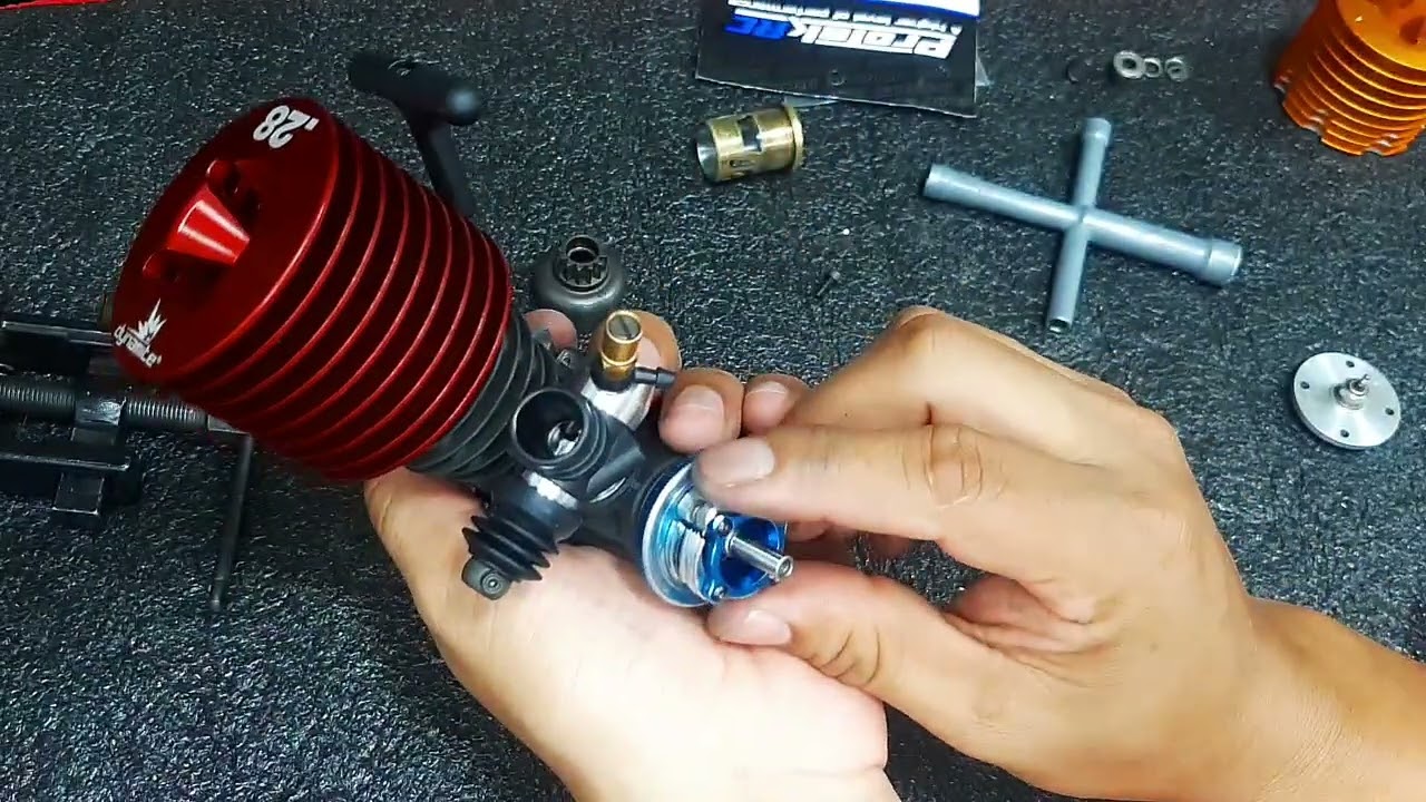 mejor reparar o cambiar motor nitro? / truggy losi eight 2.0 / nitro engine / reparar biela / HD
