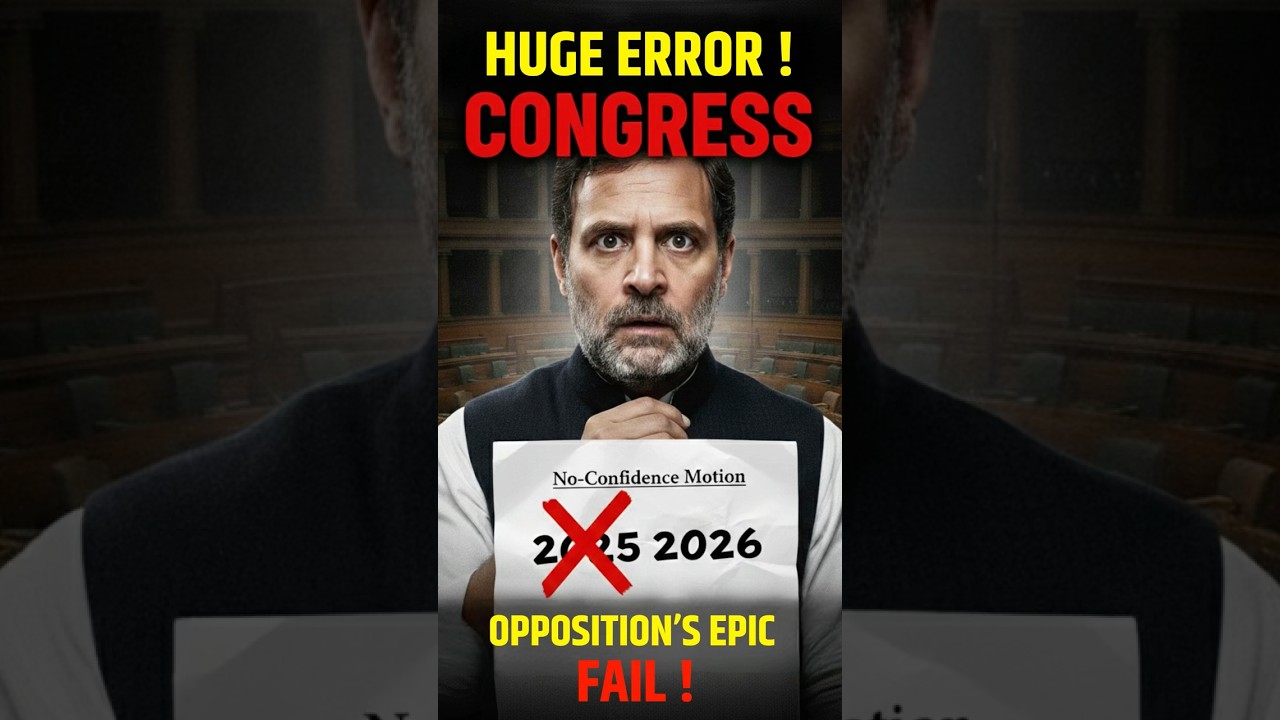 Congress की भारी गलती! Om Birla के खिलाफ No-Confidence Motion में 'Year Error'