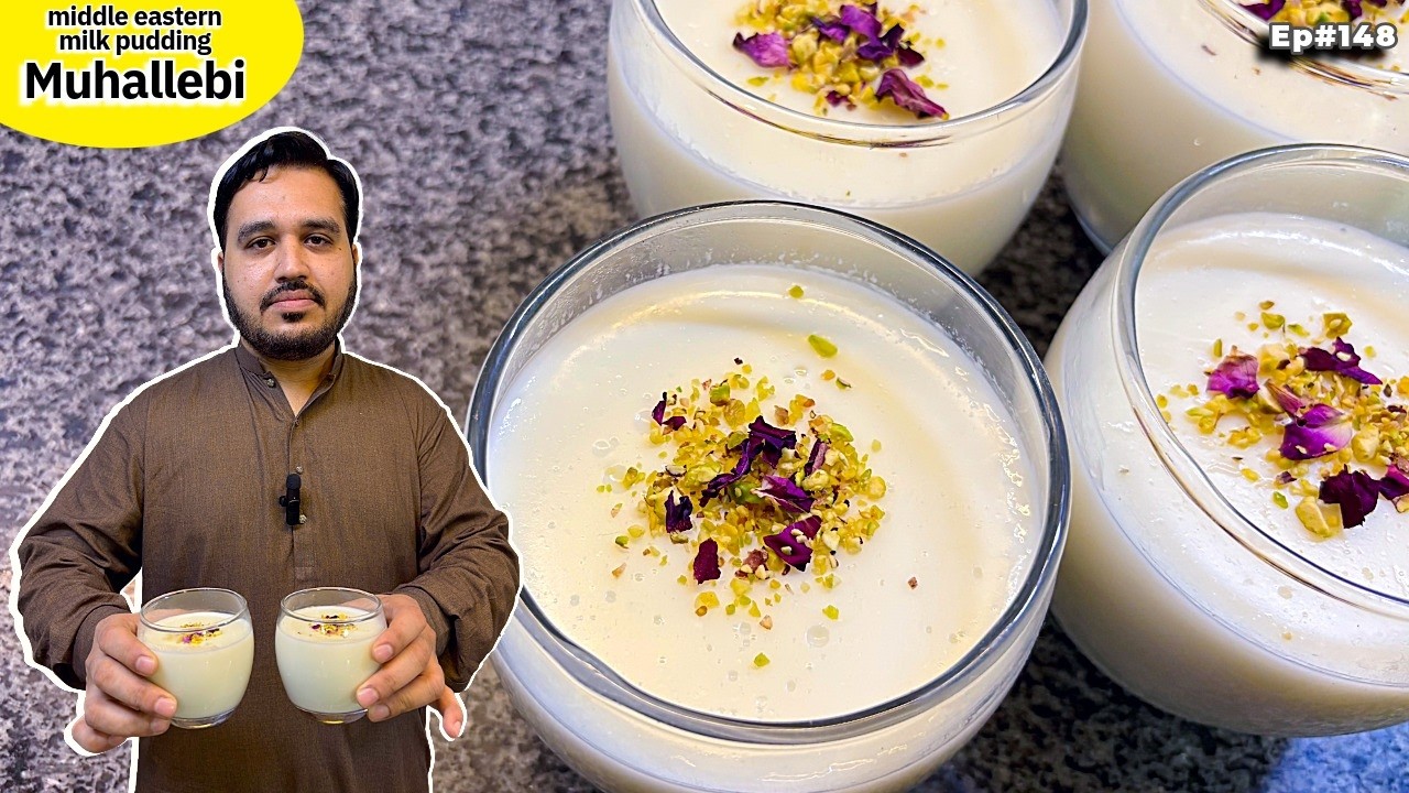 Arabic Muhallebi Recipe | instant milk pudding | मशहूर अरबी मुहल्लेबी रेसिपी | Mezbaan Cuisine